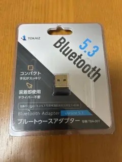 TOKAIZ Bluetoothアダプター 5.3 TBA-001