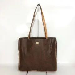 ETRO エトロ トートバッグ ハンドバッグ ペイズリー柄 ゴールドロゴのサムネイル