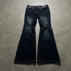 archive flare denim pants y2k grunge