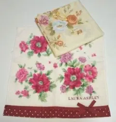 ローラアシュレイ　LAURA ASHLEY　ハンカチ２枚セット売り☆