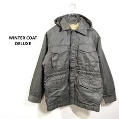WINTER COAT DELUXE ブルゾン　ミリタリー中綿ジャンバー