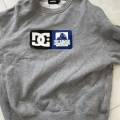 DC XLARGE グレー トレーナー