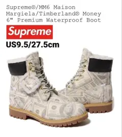 27.5 Supreme MM6 Timberland 新品 9.5 写真追加のサムネイル