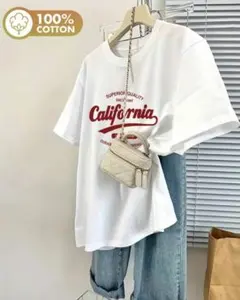 ★未使用品★ロゴプリント Tシャツ ホワイト M