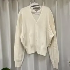 アメリカンホリック新品アイボリー Vネック ニットカーディガン
