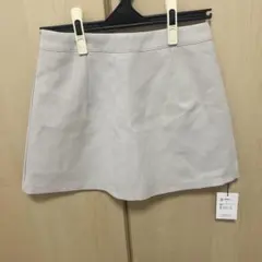 インパン裏地付き台形ミニスカート[at1531]