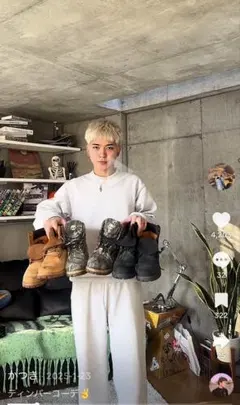 希少品‼️かつき君着用 mossy oak × Timberland 迷彩ブーツ