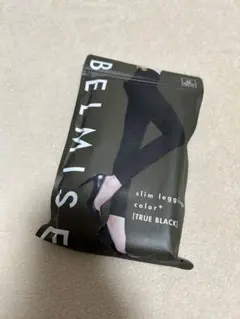 ベルミススリムレギンスカラープラス　ブラック　LL