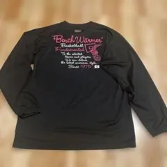 Bench Warmer 長袖Tシャツ ブラック ピンク Mのサムネイル