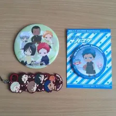 黒子のバスケ 缶バッジ、ラバーストラップ３点セット