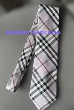 BURBERRY BLACK LABEL チェック柄ネクタイ