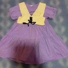 JENNI LOVE 紫 半袖ワンピース