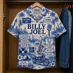 BILLY JOEL カジュアルシャツ Tシャツ アロハシャツ Mサイズ-④ - メルカリ