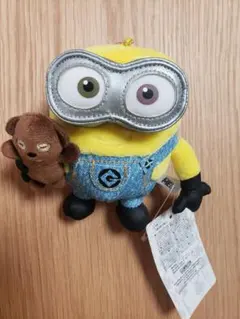 USJ　ミニオンズ　ボブ&ティム　ぬいぐるみバッジ　ぬいば