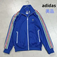 超希少⚡極美品 アディダス ベッケンバウアートラックジャケット ブルー水色L相当 adidas（アディダス）の「イタリア ベッケンバウアー トラックトップ
