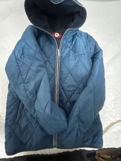 Converse ネイビー キルティングジャケット L