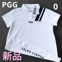 【タグ付新品】PGG パーリーゲイツ　カノコ　半袖ポロシャツ レディース0