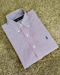 ラルフローレン　メンズ　チェックシャツ　XS 　日本サイズはМ　美品