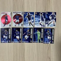 サッカー　日本代表　カードセット