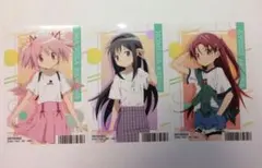 魔法少女まどか☆マギカ ブロマイド 鹿目まどか 暁美ほむら 佐倉杏子 アニメイト