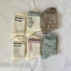 Lycee mine (リセマイン) 靴下 16-18cm 6足セット 新品