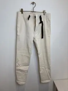 定価1.5万　コムサ　ホワイトコットンスリムフィットパンツ