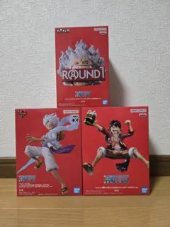 新品】ラウンドワン限定 ワンピース ルフィ SPECIALver.4種セット