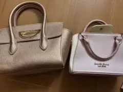 ローズゴールド ピンク ハンドバッグ