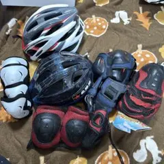 自転車ヘルメット　プロテクターセット