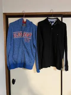 ELEMENT ジップアップパーカー & TOMMY HILFIGER
