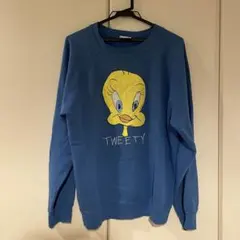 トウィーティー Hanes Tweety Bird スウェット Lサイズ