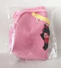 モンチッチ キーチェーンバッグ ピンク 新品未開封 Monchhichi