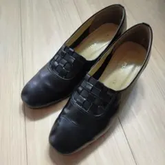パンプス　ブラック　フォーマル　冠婚葬祭　23.0 EEE
