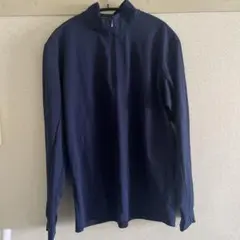 UNIQLO ネイビー ハーフジップシャツ L