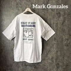 818 マークゴンザレス　Tシャツ"what is isnt"イラストプリント