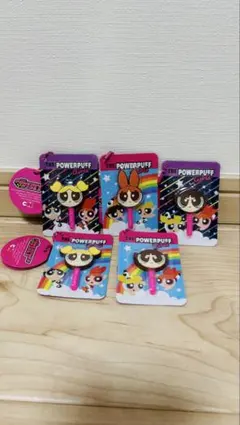 パワーパフガールズ 棒付きフェイスチャーム チョコレート風 TAITO限定