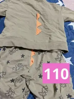 男の子　110 恐竜　ダイナソー　なりきり　半袖　セットアップ　半ズボン