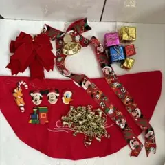ディズニー クリスマスツリー 付属品 オーナメント レトロ 希少