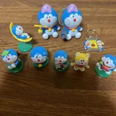 ドラえもん フィギュアセット 8体+キーホルダー