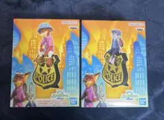 ズートピア2 モニタートップフィギュア　ニックワイルド、ジュディポップス