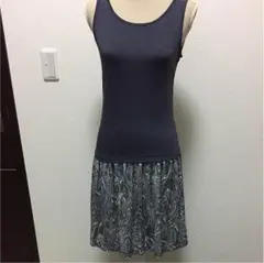 お盆セール★COMME CA mature★ペイズリーワンピース★11号