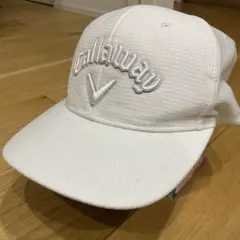 【Callaway】キャロウェイ フラットキャップ ホワイト