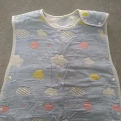 ベビースリーパー 水色 雲模様