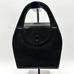 【レア】BALLY バリー ハンドバッグ レザー ターンロック ブラック　本革