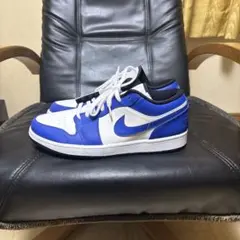 ジョーダン 27.5センチ　ロー　ブルー×ホワイト 新品未使用品　純正箱なし