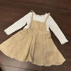 プティマイン　90サイズ　女の子　カジュアルワンピース