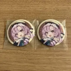 壱百満天原サロメ にじさんじ ビスケット缶バッジ 2点