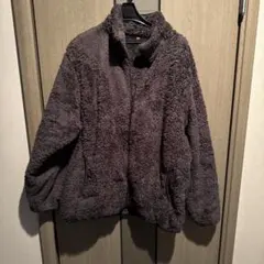 ユニクロ フリース フルジップジャケット レディース　XLブラック