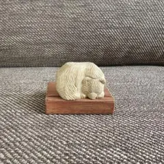 zunokuma 木彫りの熊ブローチ　BEAMS　コロマル　東京903会