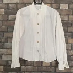 INGNIホワイトフリルシャツ